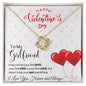 To My Girlfriend - Love Knot Necklace - Red Balloons