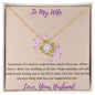 To My Wife - Express Your Love - Love Crown Necklace
