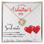 To My Soulmate - Love Knot Necklace - Red Balloons