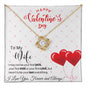 To My Wife - Love Knot Necklace - Red Balloons