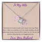 To My Wife - Express Your Love - Love Crown Necklace