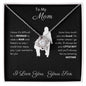 To My Mom - Love Knot Necklace - Amazing Mother