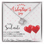 To My Soulmate - Love Knot Necklace - Red Balloons
