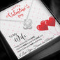 To My Wife - Love Knot Necklace - Red Balloons