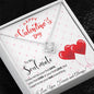 To My Soulmate - Love Knot Necklace - Red Balloons