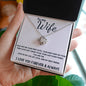 To Wife - Love Knot Necklace - I Love You Forever - White Card