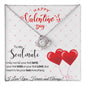 To My Soulmate - Love Knot Necklace - Red Balloons