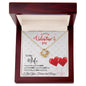 To My Wife - Love Knot Necklace - Red Balloons
