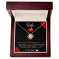 To My Wife - Love Knot Necklace - Puzzle Piece