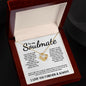 To My Soulmate - Love Knot Necklace - The Day I Met You - White Card
