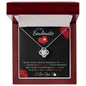 To My Soulmate - Love Knot Necklace - Puzzle Piece