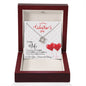 To My Wife - Love Knot Necklace - Red Balloons
