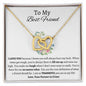To My Best Friend - Interlocking Hearts Necklace - Partner in Crime