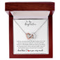 To My Big Sister - Interlocking Hearts Necklace - Unbreakable