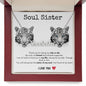 Soul Sister - Custom Name Necklace - White Tigers