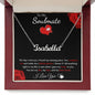 To My Soulmate - Custom Name Necklace - Puzzle Piece