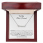 To My Best Friend - Custom Name Necklace - Partner in Crime