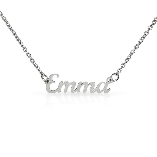 Custom Name Necklace - No Message Card