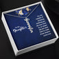 To My Daughter - Vertical Name Necklace - Dream Big