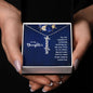 To My Daughter - Vertical Name Necklace - Dream Big