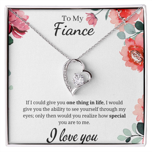 To My Fiance - Forever Love Necklace - One Thing in Life