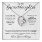 To My Granddaughter - Forever Love Necklace - Smarter & Stronger