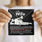 To My Wife - Forever Love Necklace - Booty Grabbin' - Black Card