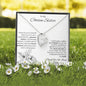 To My Chosen Sister - Forever Love Necklace - White