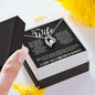 To My Wife - Forever Love Necklace - The Day I Met You - Black Card
