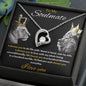 To My Soulmate - Forever Love Necklace - Hand in Hand