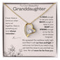 To Our Granddaughter - Forever Love Necklace - Love and Light