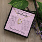 To My Smokin Hot Soulmate - Eternal Hope Necklace - Pink with Black Font - PopGifts