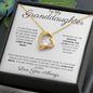 To My Granddaughter - Forever Love Necklace - Smarter & Stronger