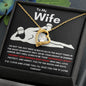 To My Wife - Forever Love Necklace - Booty Grabbin' - Black Card