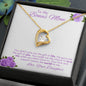 To My Bonus Mom - Forever Love Necklace - PopGifts