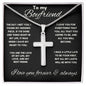 To My Boyfriend - Stainless Steel Cross Necklace - The Day I Met You