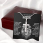 To My Grandson - Faith Cross Necklace - Always Be There