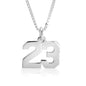 Number Pendant Necklace